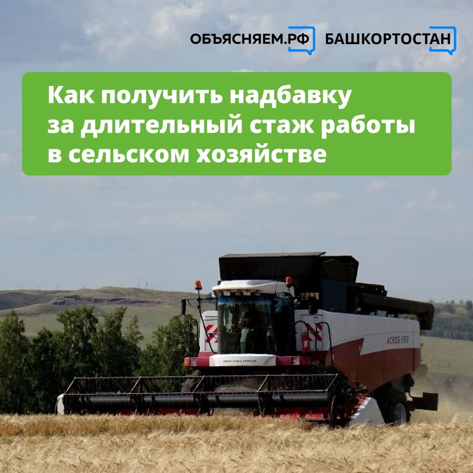 Как получить надбавку за длительный стаж работы в сельском хозяйстве