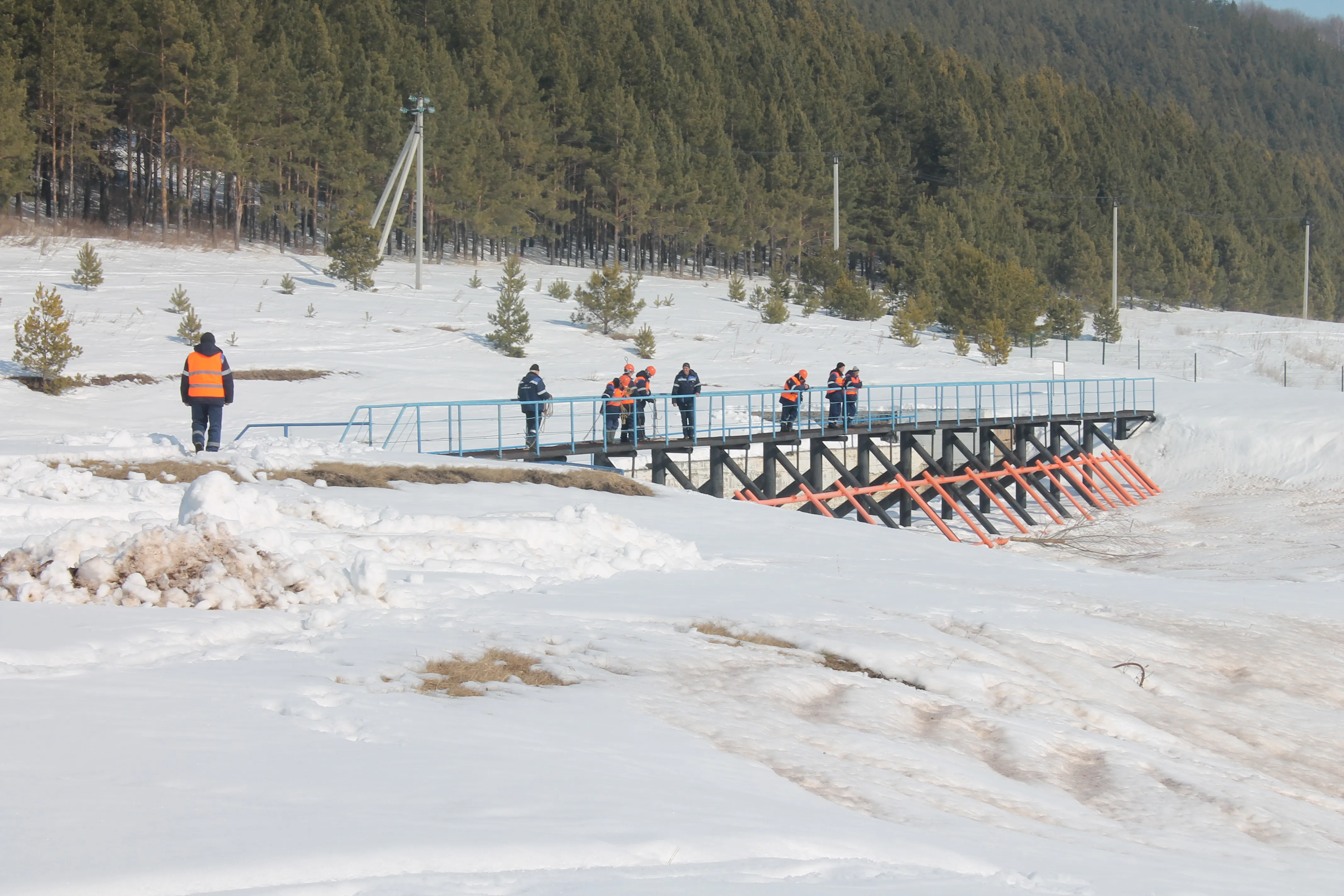 На Шаранском водохранилище – учебная тренировка