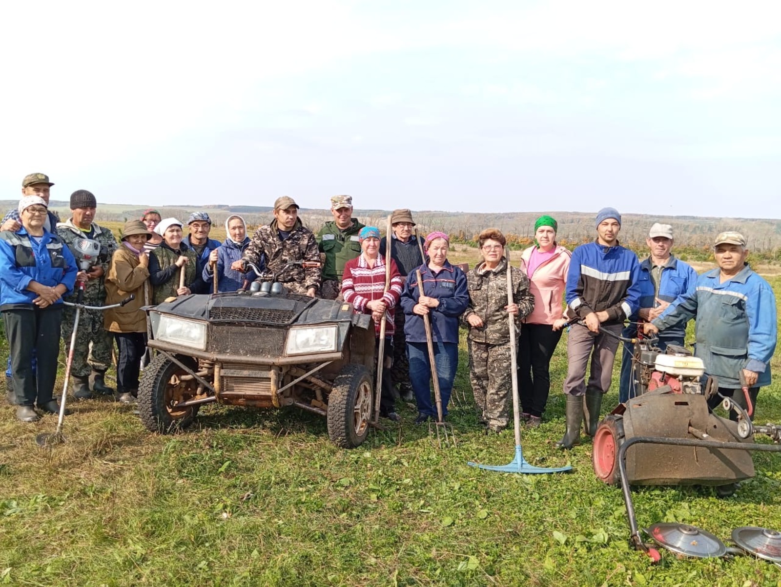 Работали дружно и слаженно