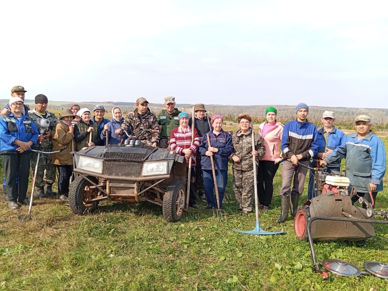 Работали дружно и слаженно