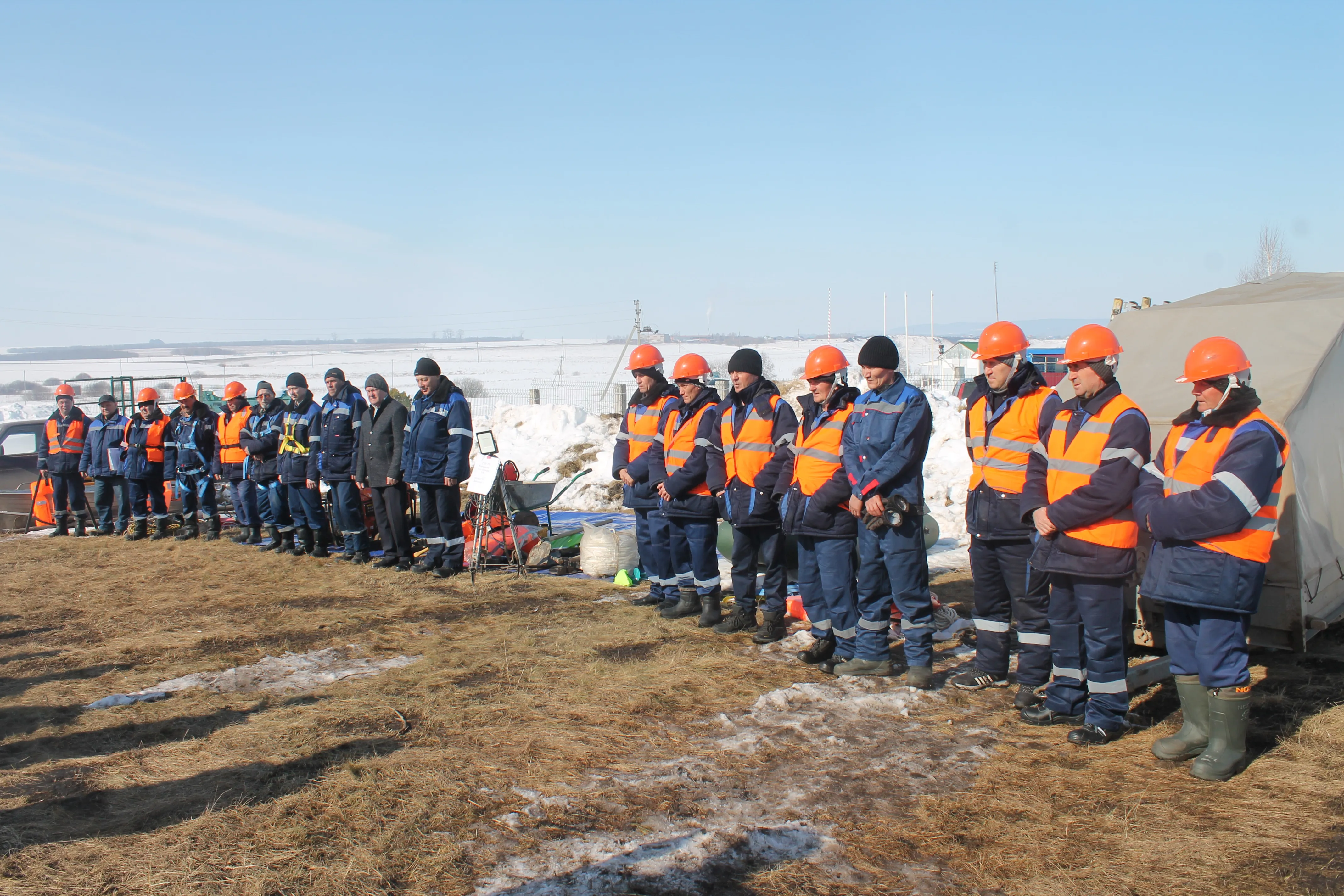 На Шаранском водохранилище – учебная тренировка