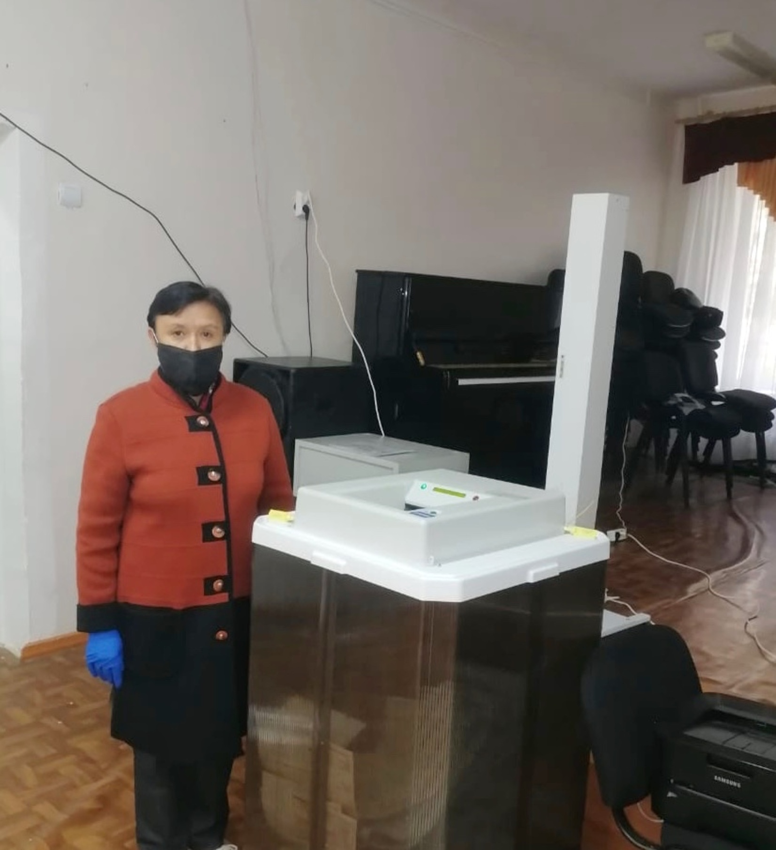 На избирательных участках Шаранского района соблюдаются антиковидные меры