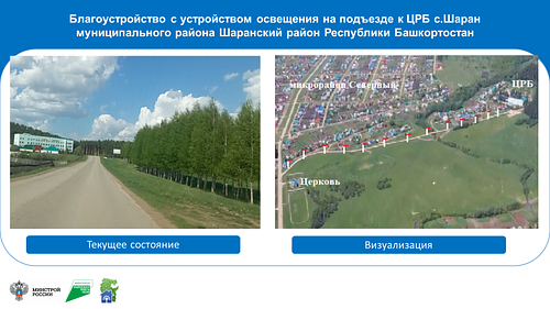 В селе Шаран благоустроят центральную площадь