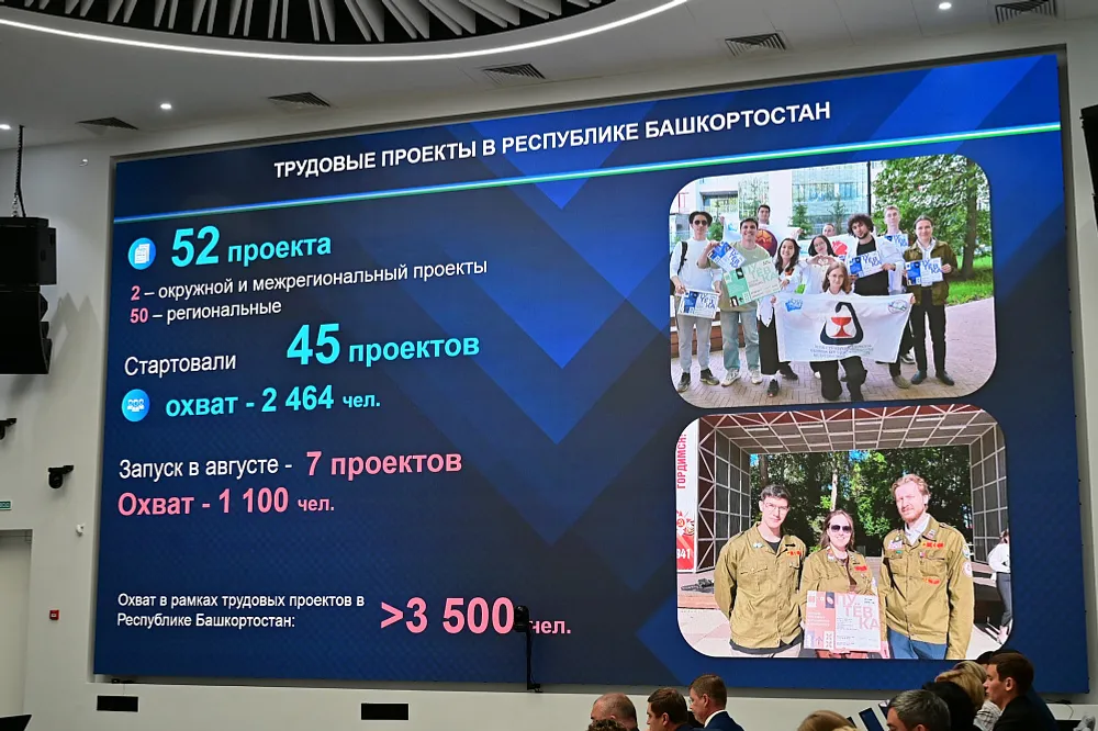 В Башкортостане трудоустроили 5,6 тысячи участников студотрядов