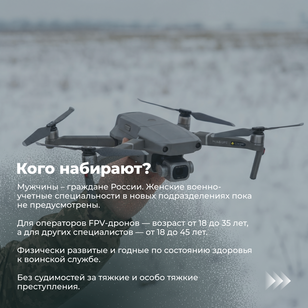Шесть главных вопросов о наборе в войска беспилотных систем РФ