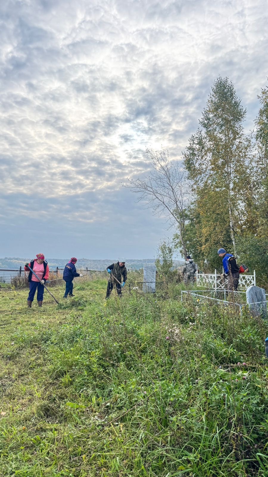 Работали дружно и слаженно