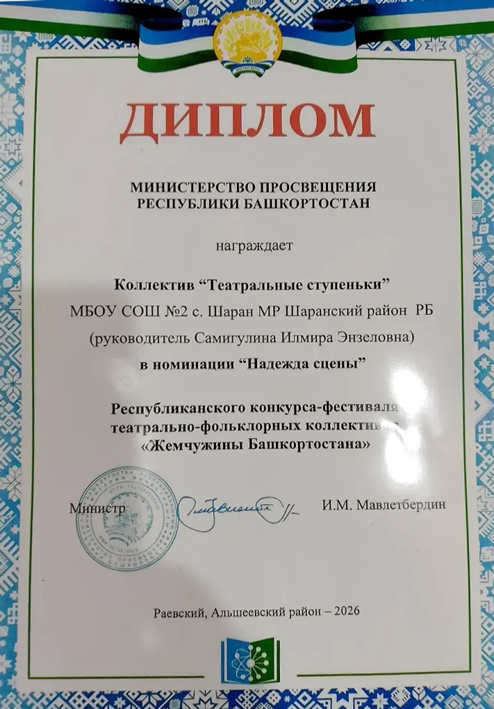 Юные театралы из села Шаран – надежда сцены