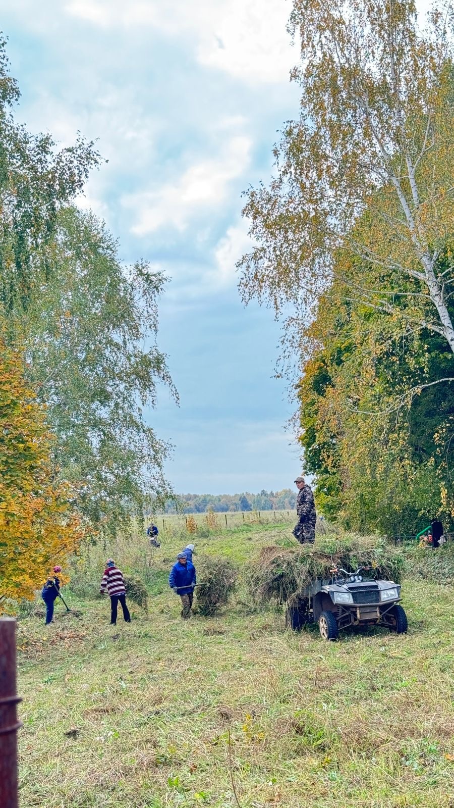 Работали дружно и слаженно