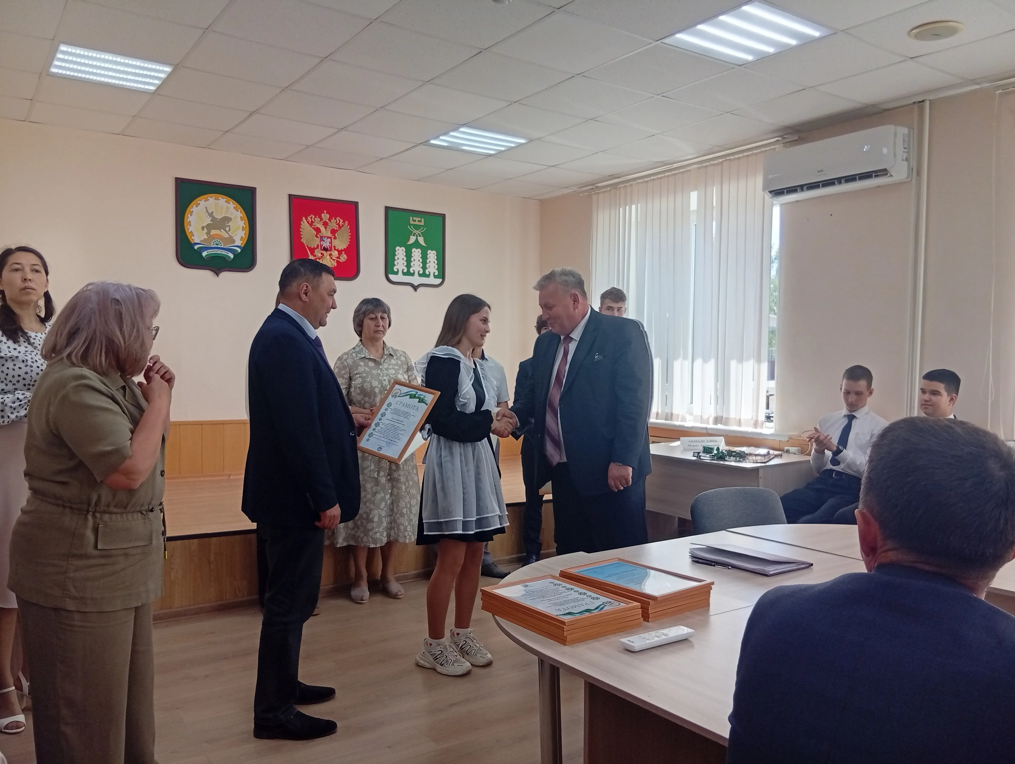 Чествовали победителей олимпиад