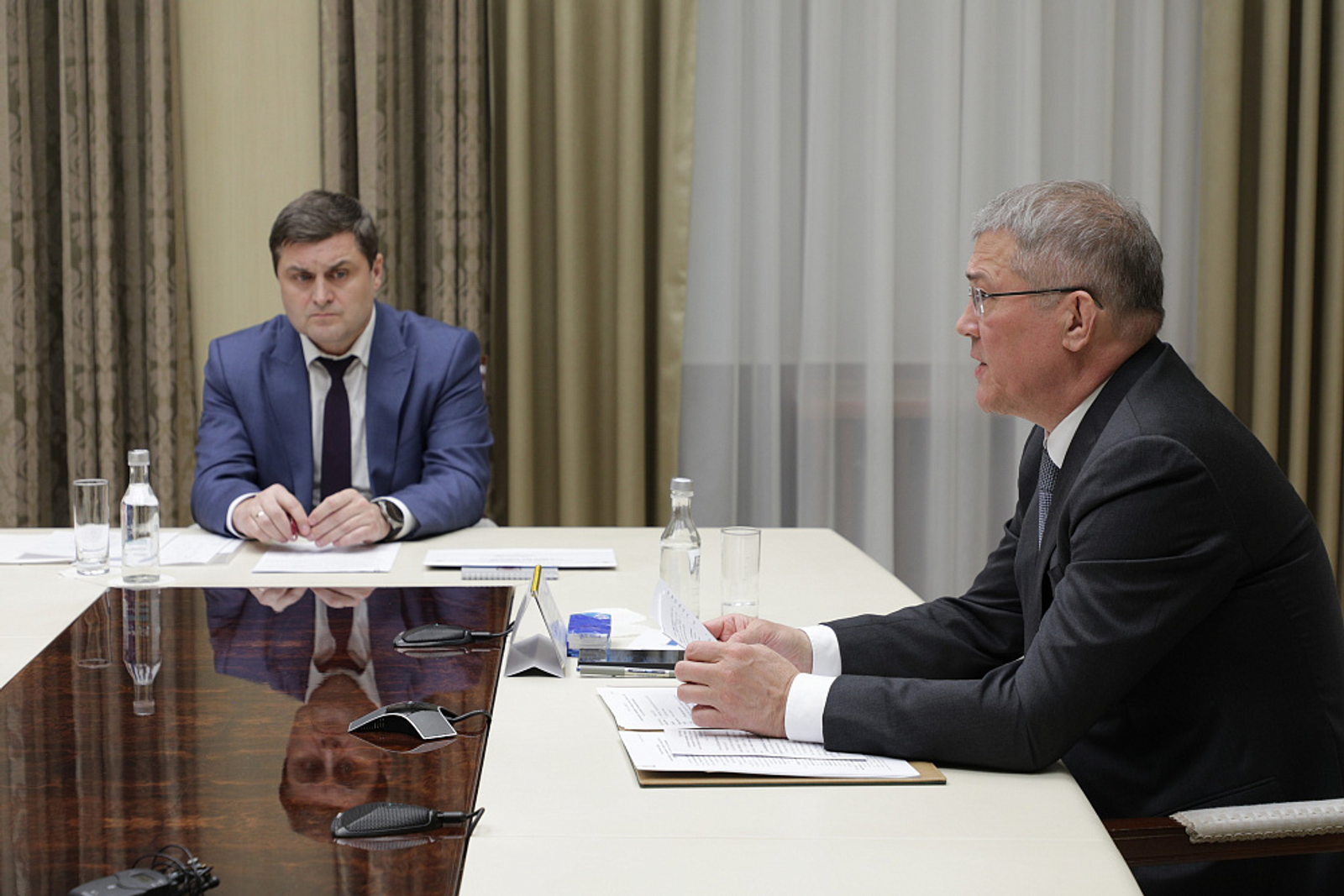 Радий Хабиров обсудил старт весенних полевых работ с Патрушевым