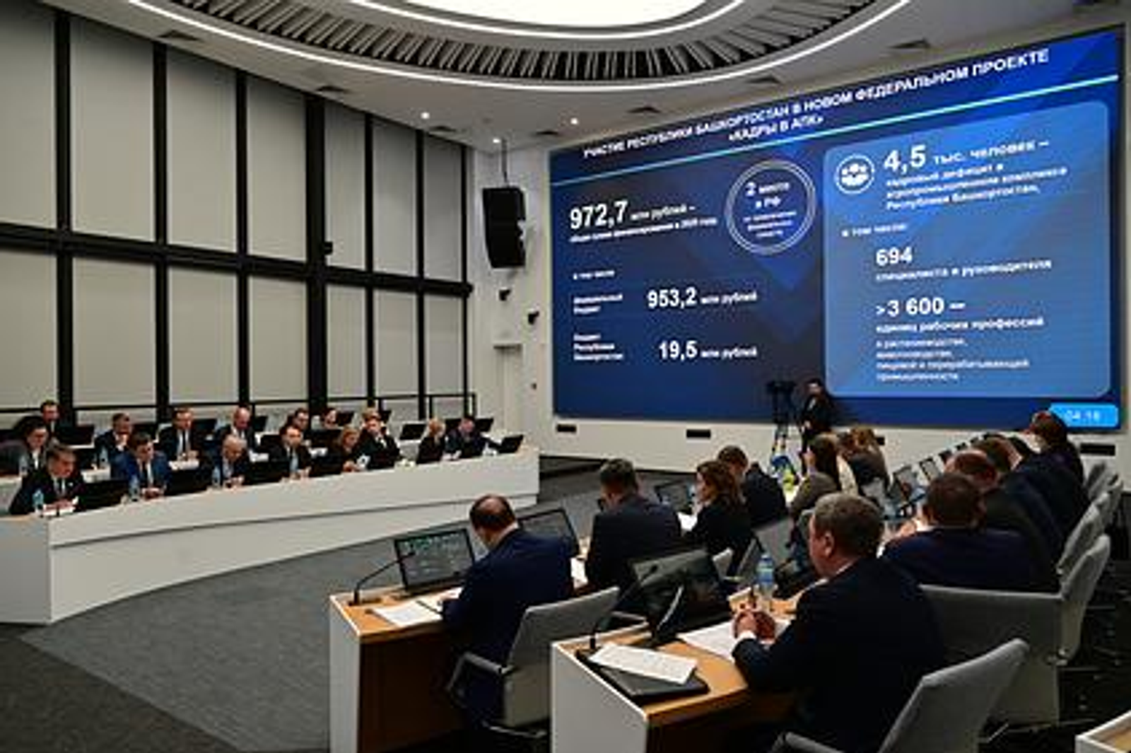 Объем финансирования проекта «Кадры в АПК» по нацпроекту составил 970 млн рублей