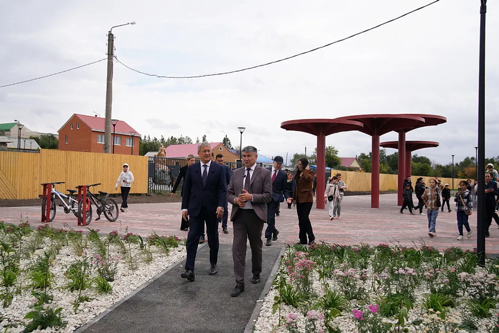 Реконструкцию парка Салавата Юлаева в Баймаке планируют завершить осенью 2025 г.