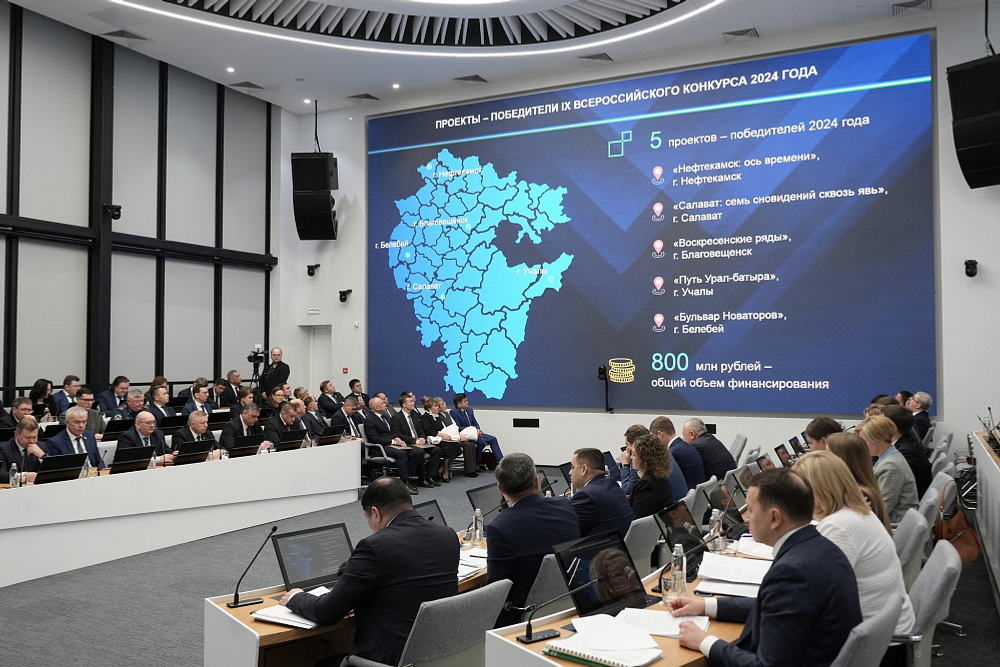 В 2026 году в Башкирии по программе благоустроят 144 общественные территории