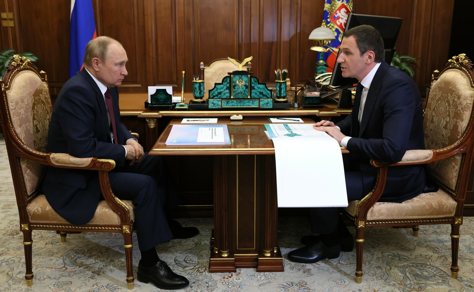 Путин встретился с главой экологического оператора