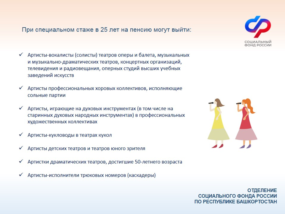 Более 400 артистов Башкортостана вышли на пенсию досрочно